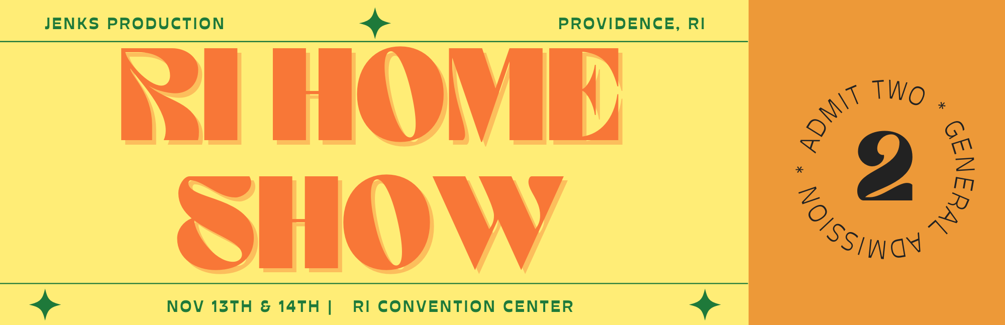 Providence Home Show Discount Ticket Thank You Jenks Productions